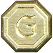 Golden cufflink once owned by Willman R. Golden, Sr. Image of a Golden cufflink once owned by Willman R. Golden, Sr.