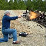 Flame from .44 Magnum - Click image for full size